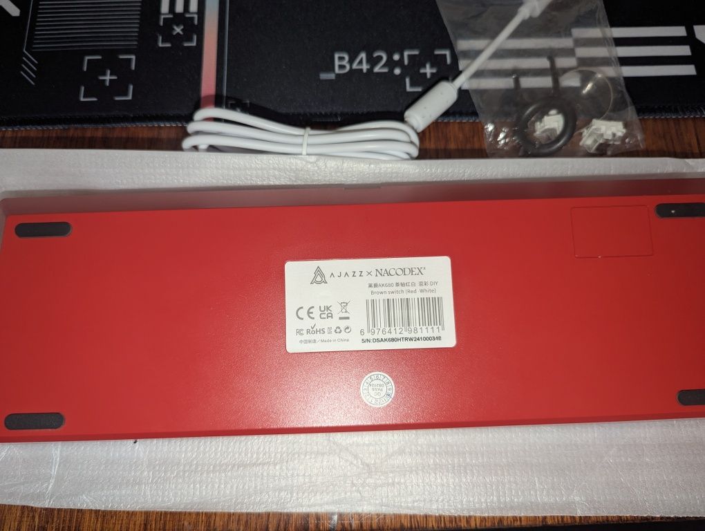 клавиатура ajaz ak680 brown switch