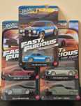 Hot Wheels Fast & Furious - 5 Carros