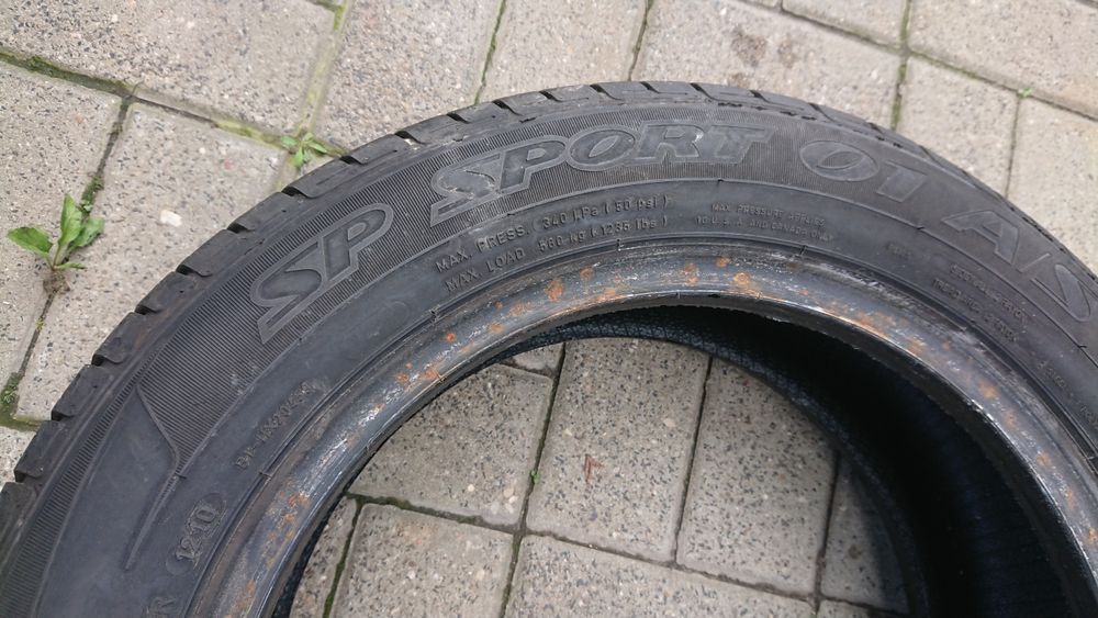 2x opony całoroczne 185/60R15 Dunlop SP Sport 01 A/S cena za parę