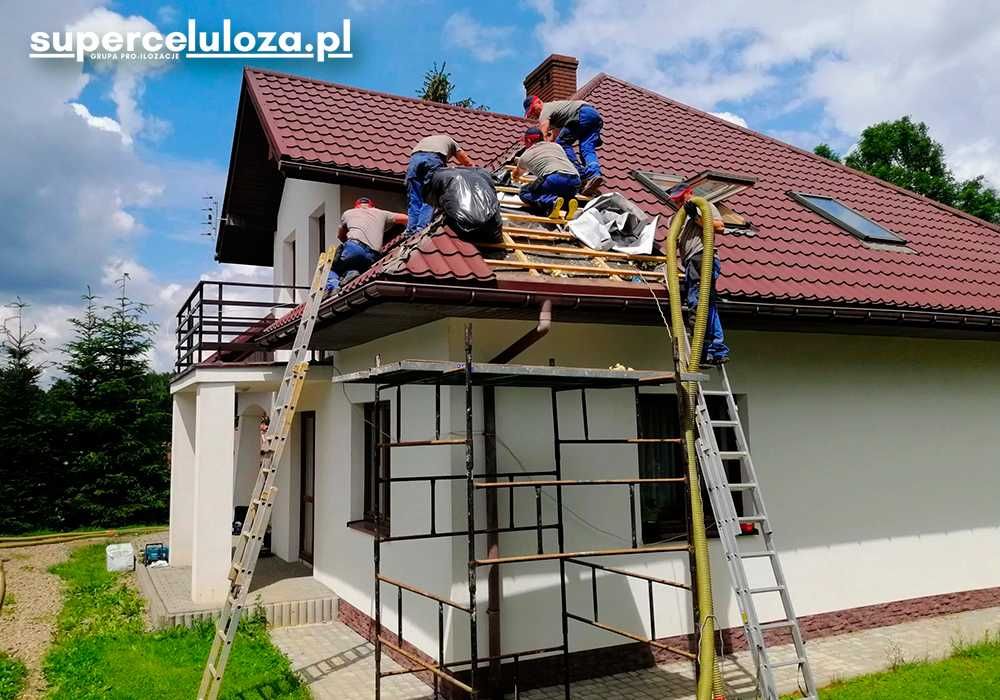 Wdmuchiwanie celulozy | Naprawa po kunie | Termowizja | Ubezpieczenie