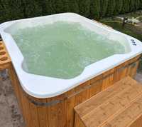 Wanna Spa Kompletna Z PIECEM Jacuzzi Balia Bania Sauna Transport