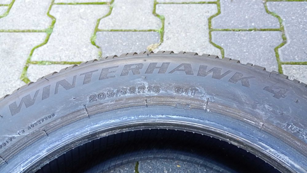2x 205/55R16 Firestone Winterhawk 4 Zima Używane FV Siedlce