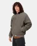 Куртка Carhartt WIP OG Santa Fe Jacket Aged Canvas Black Barista