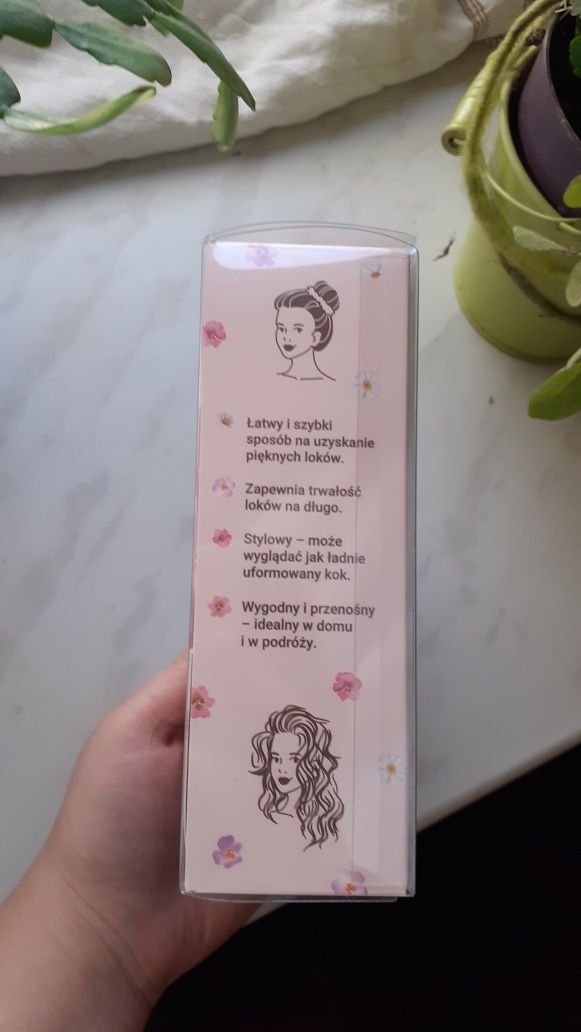 Scrunchie do kręcenia włosów loków eloy metodą heatless