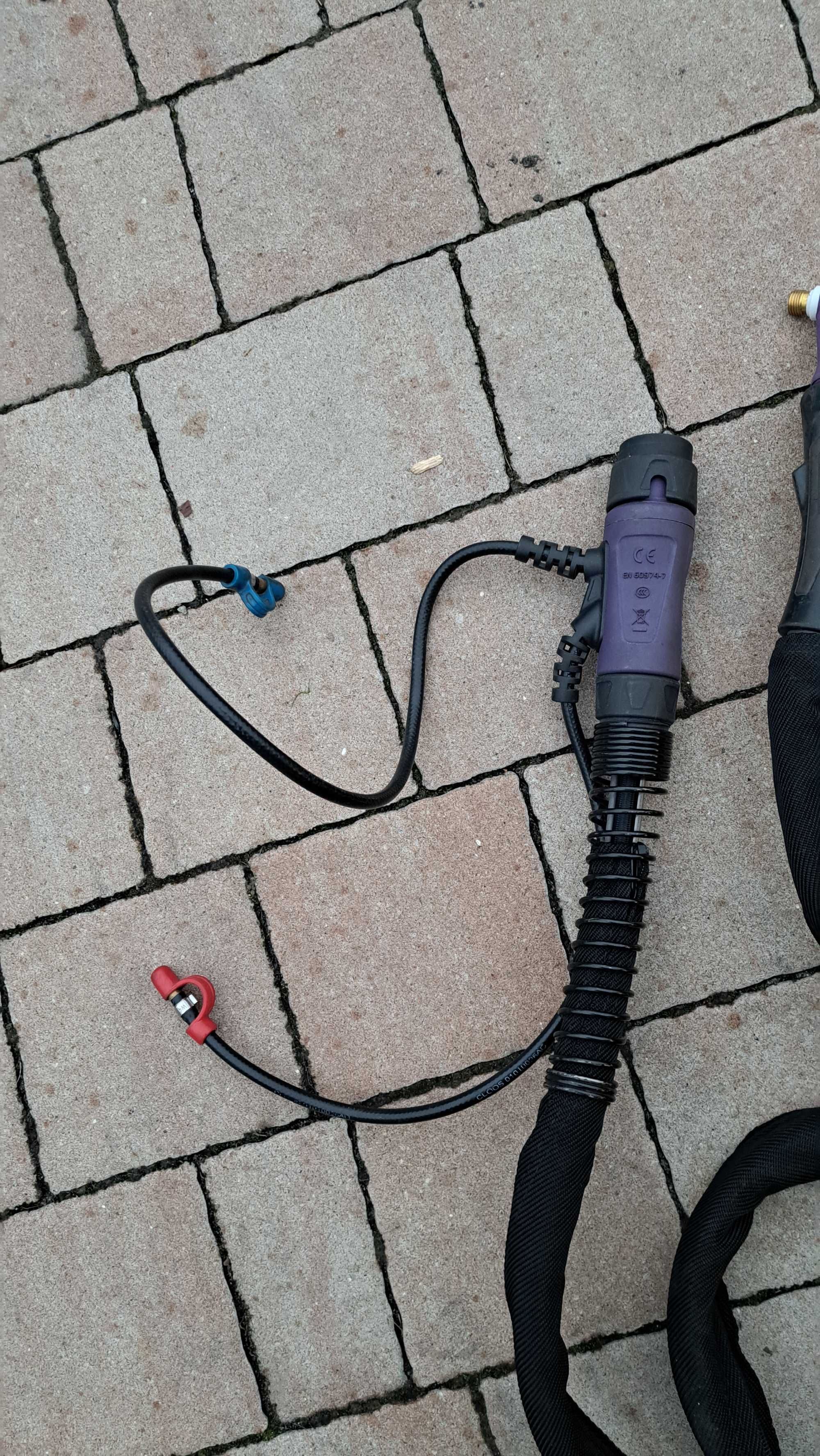 Uchwyt spawalniczy TIG chłodzony cieczą, 8-metrowy