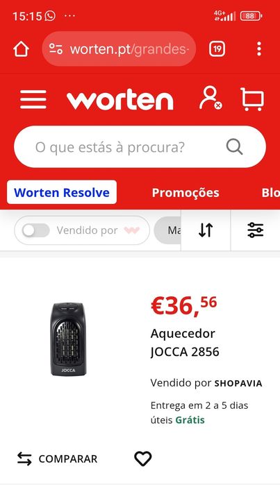 Aquecedor Joca 400w (NOVO)