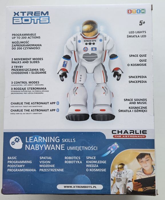 Robot Charlie Astronauta Interaktywny