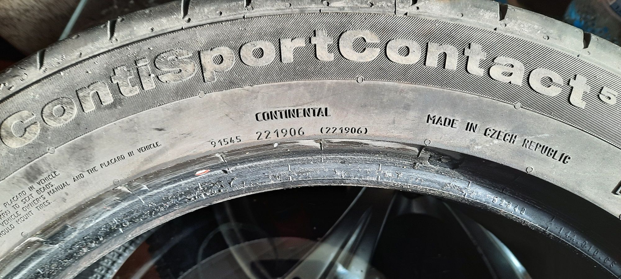 Opona pojedyncza letnia CONTINENTAL 235/50R18V