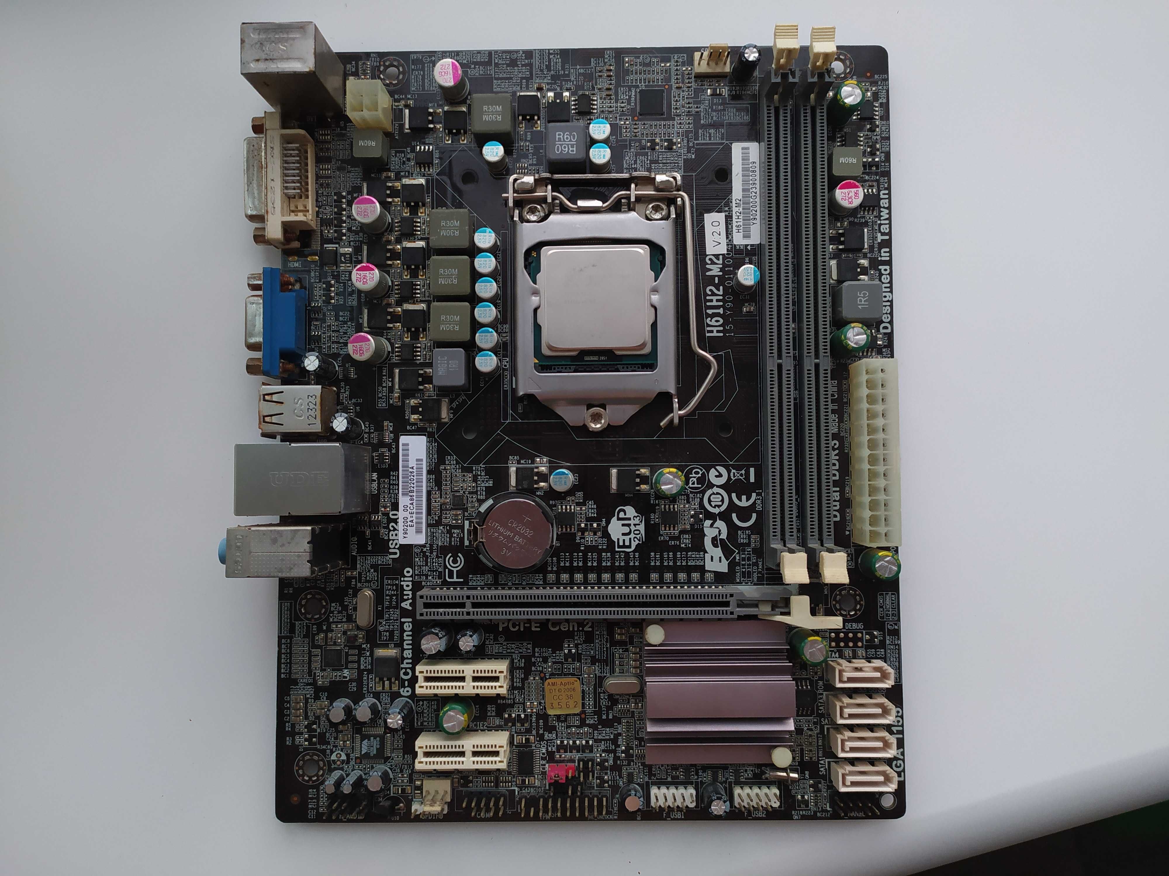 Плата ECS H61H2-M2 сокет 1155, DDR3