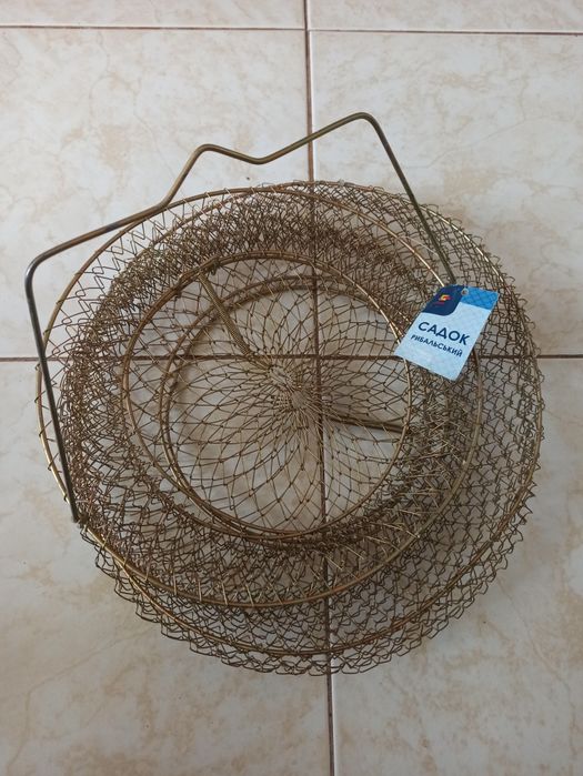 Садок оцинкований для риби, раків