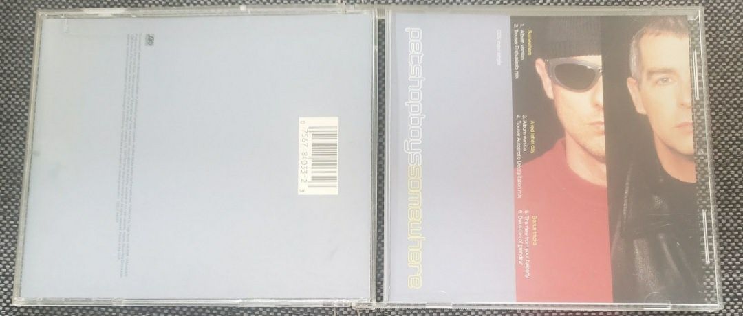 Pet Shop Boys Somewhere USA CD Maxi Single