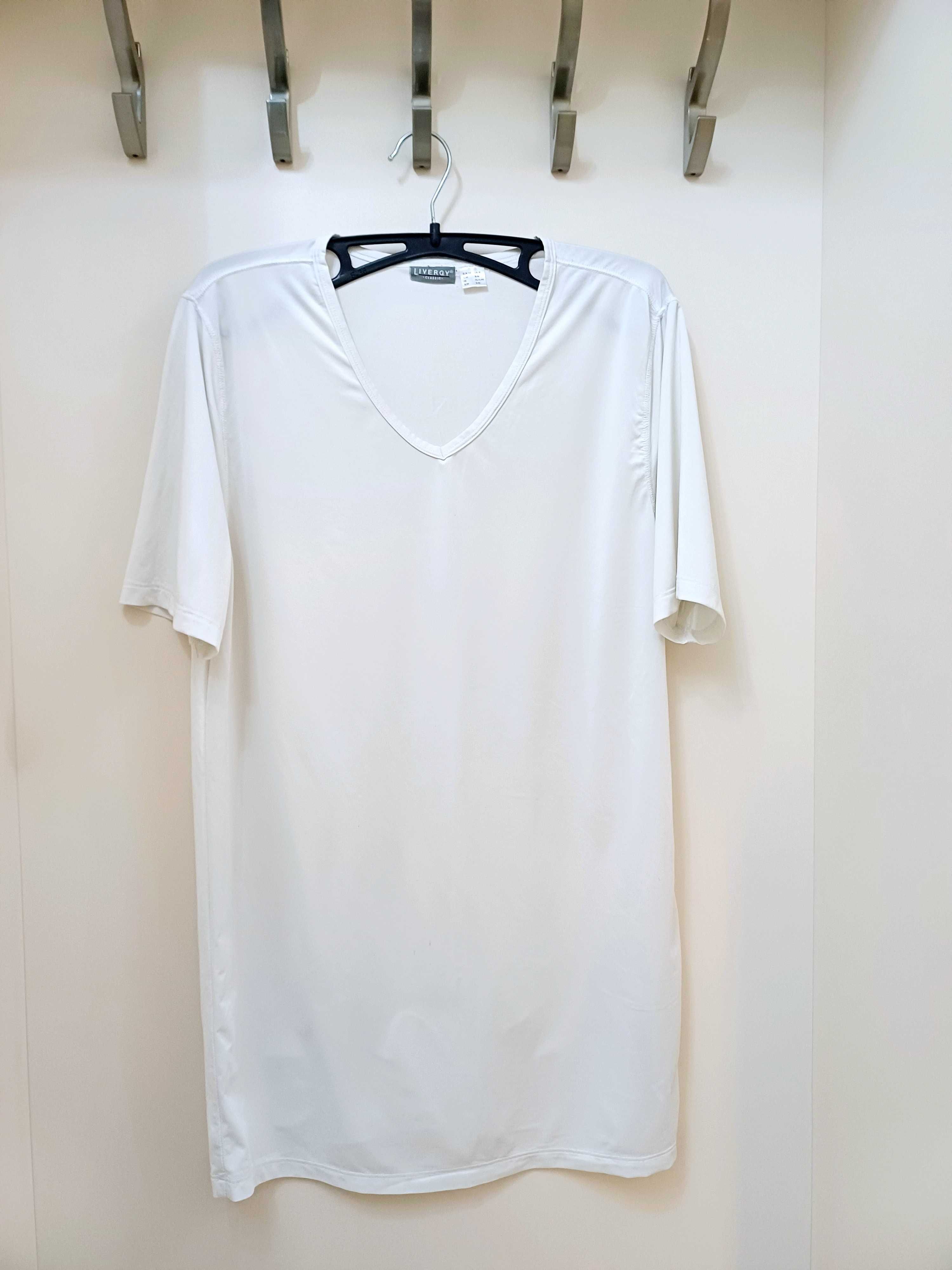 Męska biala koszulka t-shirt