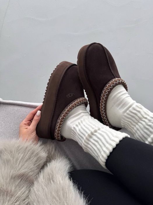 ХІТ ПРОДАЖІВ‼️ Шоколадні Ugg tazz PLATFORM CHOCOLATE угі уги