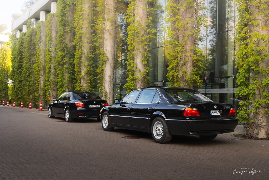 Auto do wesela ślubu BMW E38 740Li E60 545i