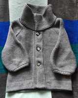 Świetny sweterek, kardigan z bufiastymi rękawami, rozmiar S, Carry