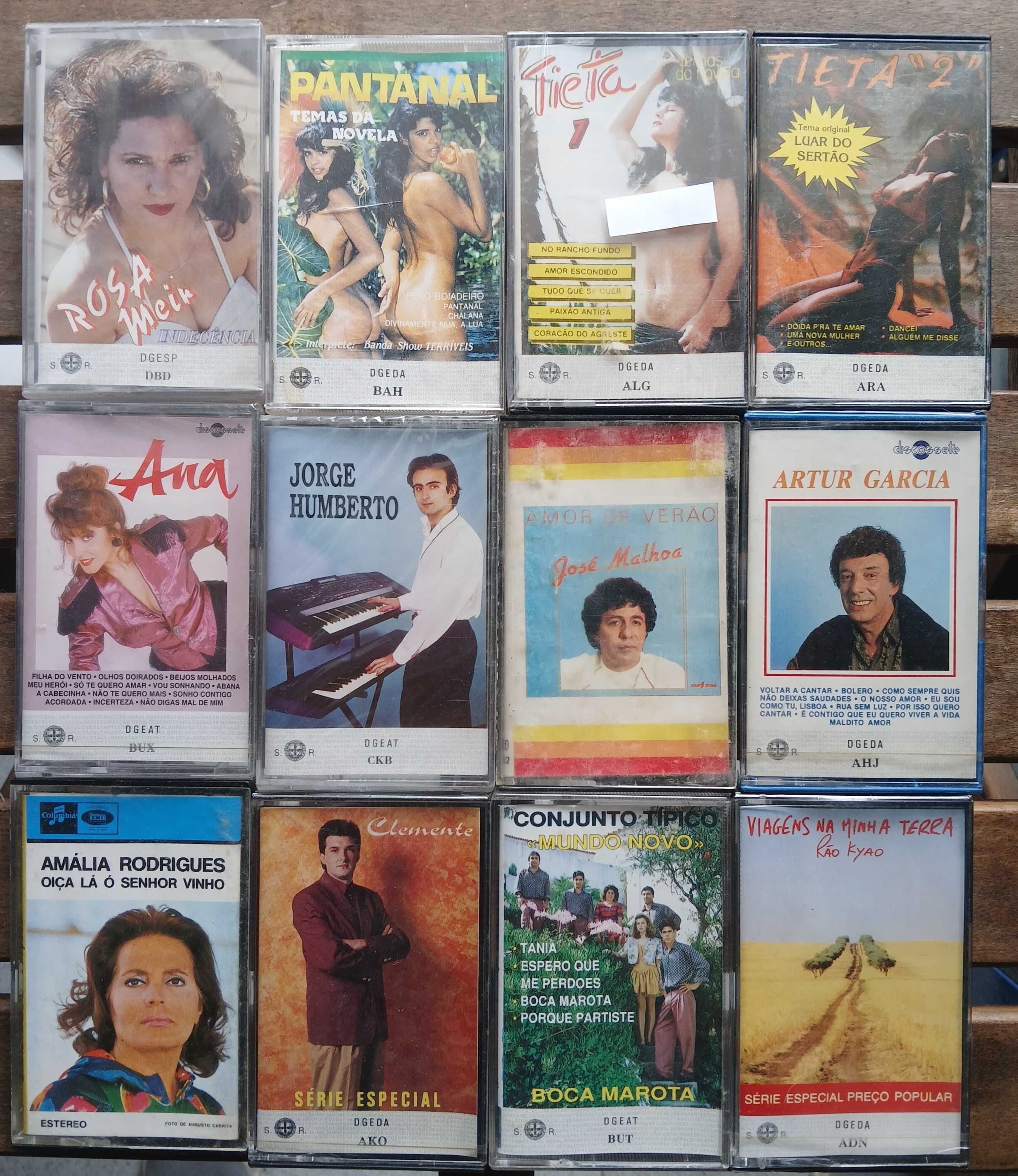 23 Cassetes Música - 10 seladas x vendida