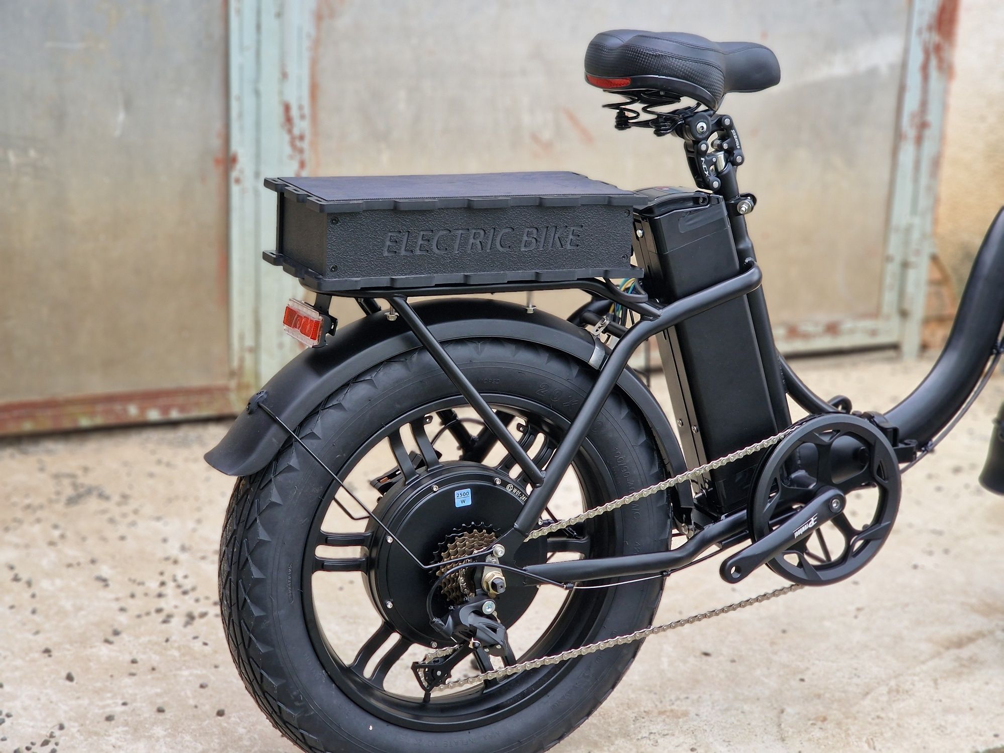 Колхозник 2500W мощный электровелосипед складной рамой фэтбайк 20х4.0