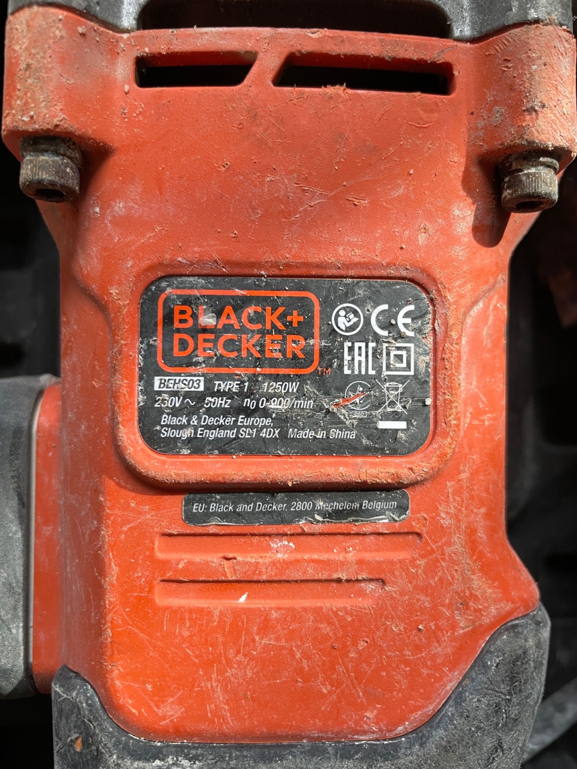 Martelo elétrico, pneumático Black+Decker 1250W