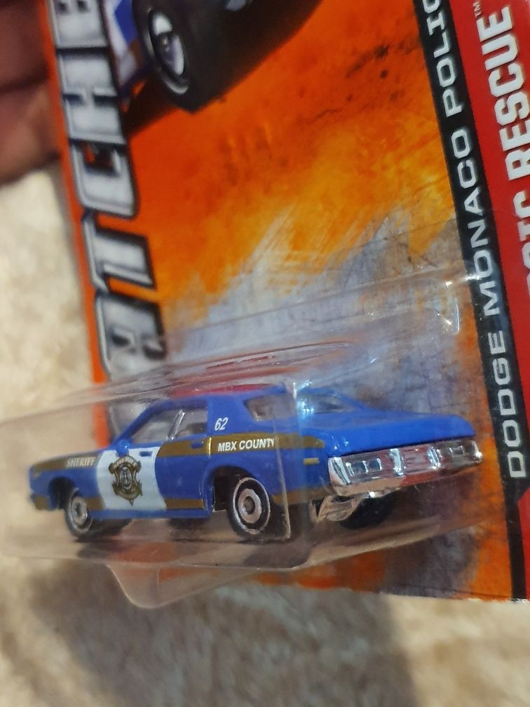 DODGE Monaco Radiowóz Matchbox Mattel resorak Policja auto KupMiChceTo