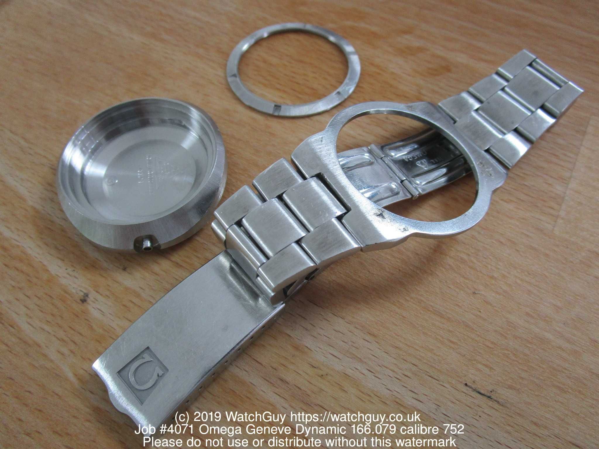 Omega Geneve Dynamic z bransoletą po serwisie