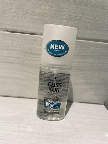 Schwarzkopf Gliss Kur, Purify & Protect, Spray ochronny do włosów prze