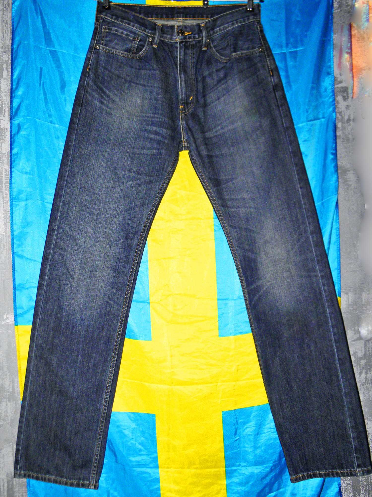 джинсы levi's 505 w34 l 34 синие оригинал levis 501 wrangler