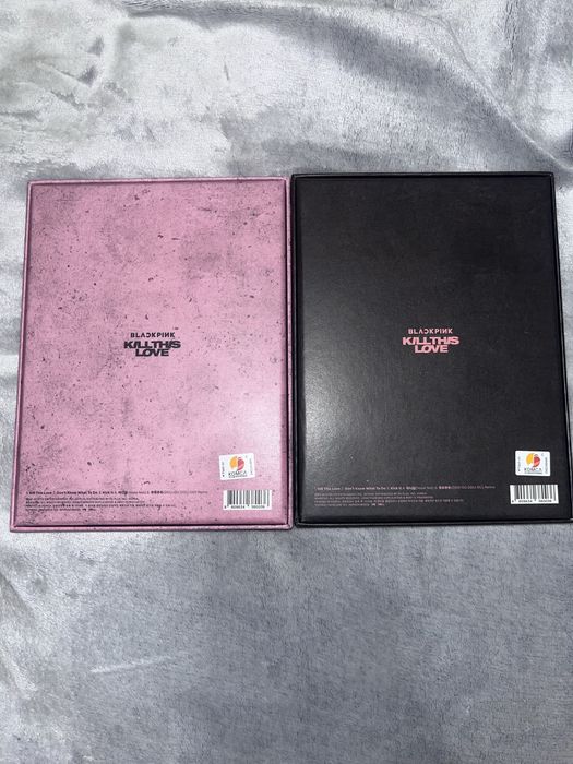 KPOP альбомы Blackpink - kill this love black and pink versions.