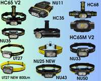 Nitecore NU11, NU50, HC65 V2, HC68, NU25, NU33, NU35, NU43, UT27 NEW