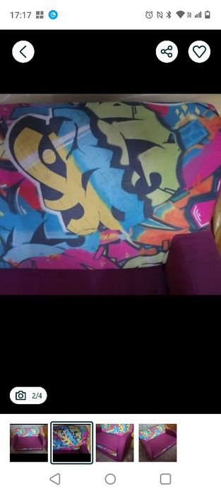 Sofa rozkładana młodzieżowa