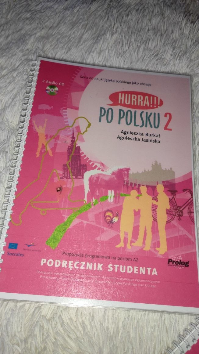 Hurra 2 по польскому языку (учебник и тетрадь с заданиями)