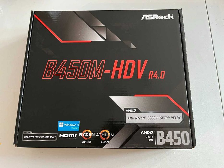 Płyta główna Asrock B450M-HDV R4.0 AM4; 2x DDR4 DIMM; Micro ATX nowa