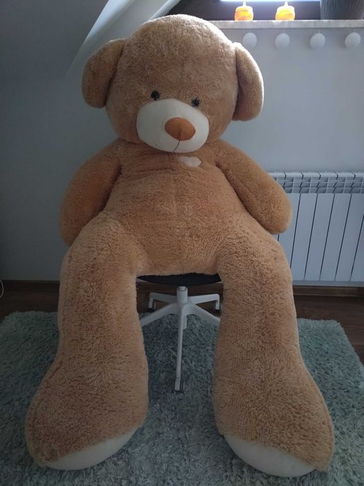 Duży gigantyczny misiek pluszak 2 metry