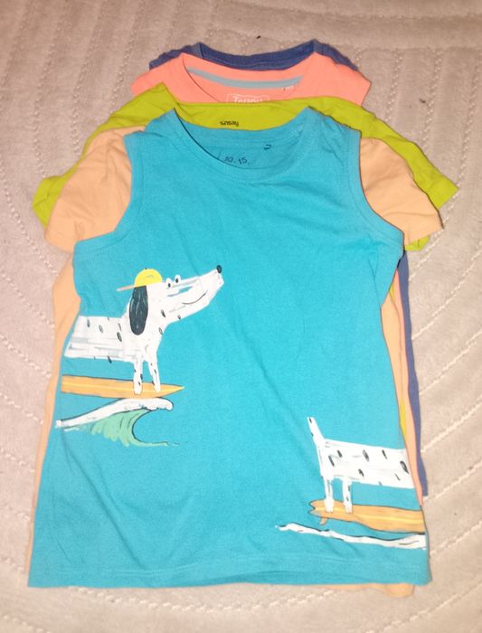 7 pak koszulki rozmiar 122