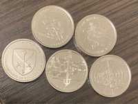 Монети 10 грн ЗСУ НБУ (тро/ппо/підтримка/командування/антон міст)