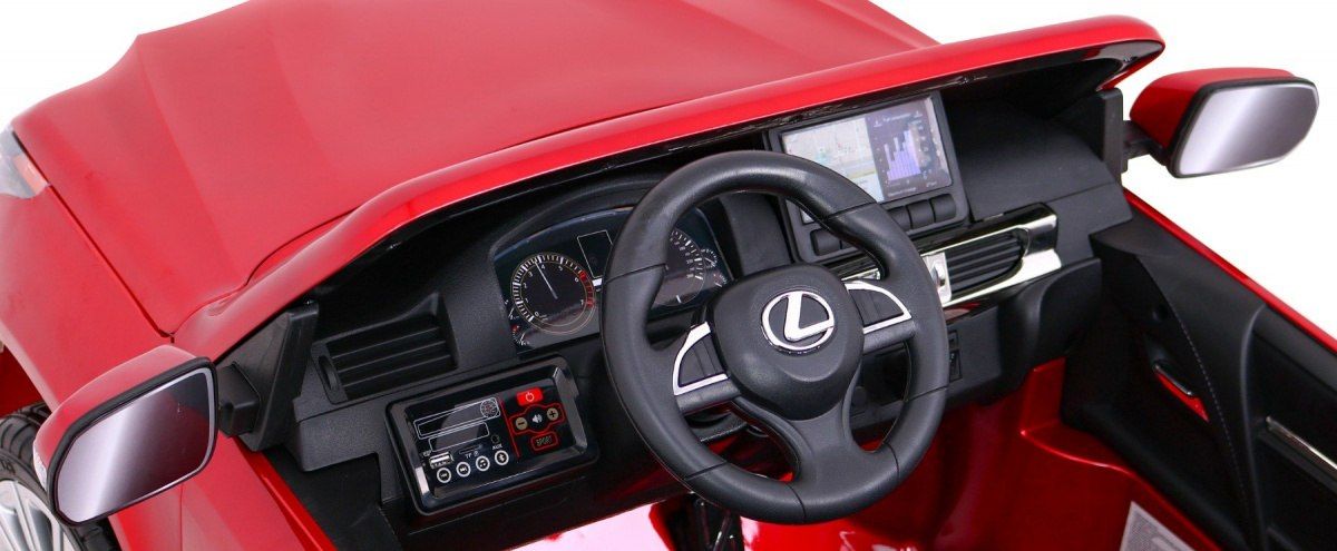 Pojazd Lexus LX570 Lakierowany Czerwony MP4