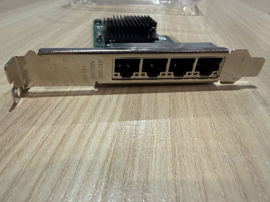 Karta sieciowa do serwera 4x1Gbps RJ45 (Base-T) Intel I350-T4