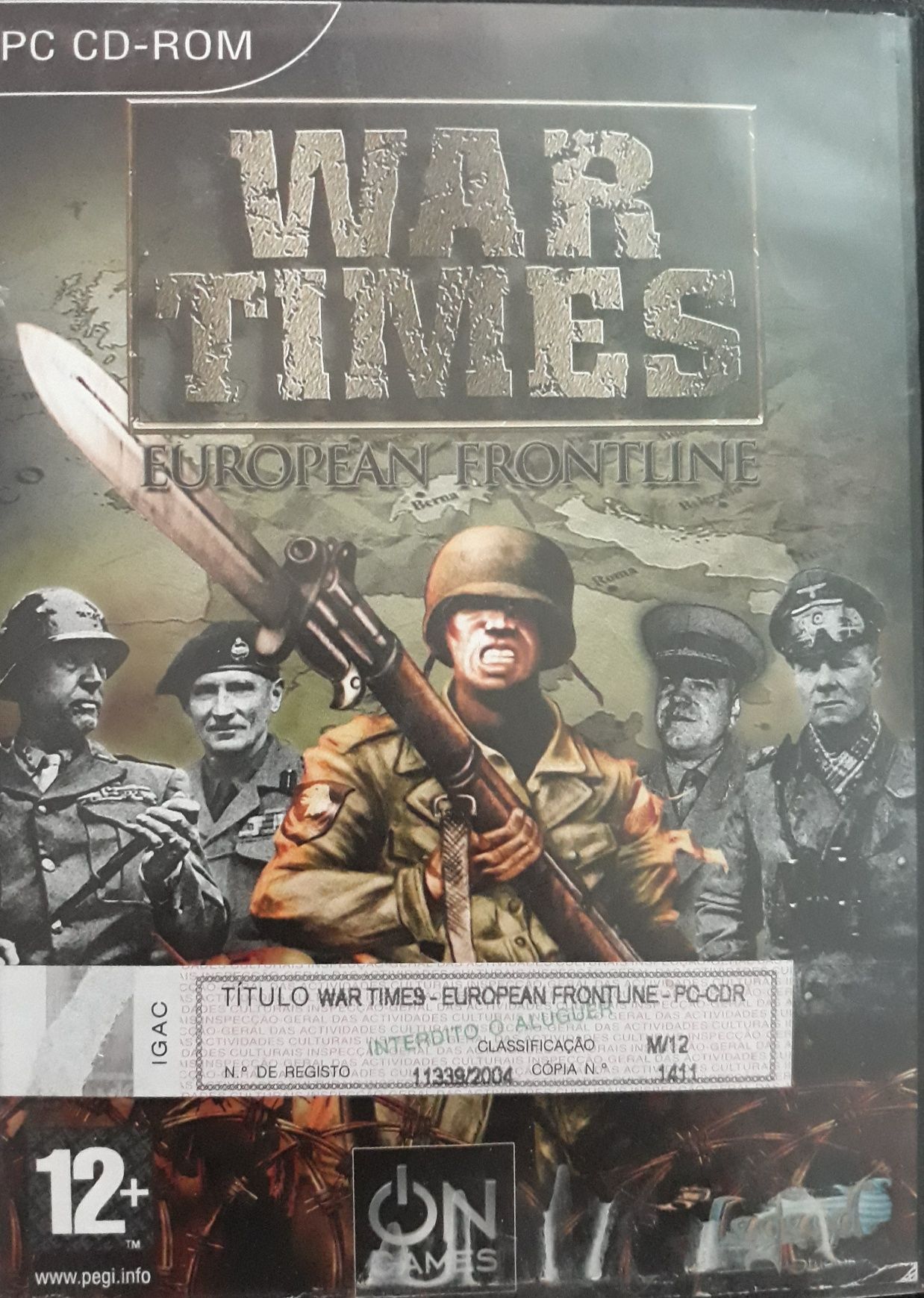 Jogo PC War Times European Frontline