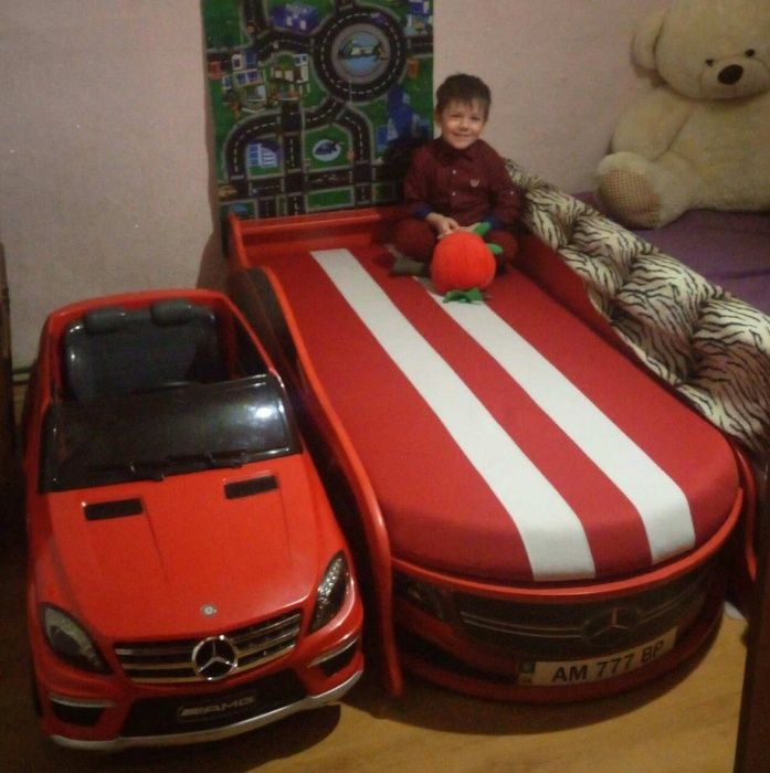 Дитяче ліжко машина BMW,AUDI,MERSEDES+доставка БЕЗКОШТОВНА!