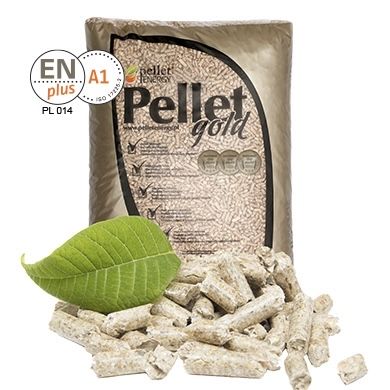 PELLET GOLD - 5,05 kWh/kg - En plus A1 - Wysokokaloryczny pellet.
