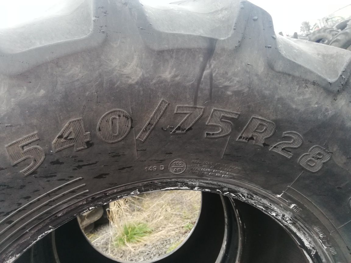 Opony 540/75r28 Goodyear bez napraw