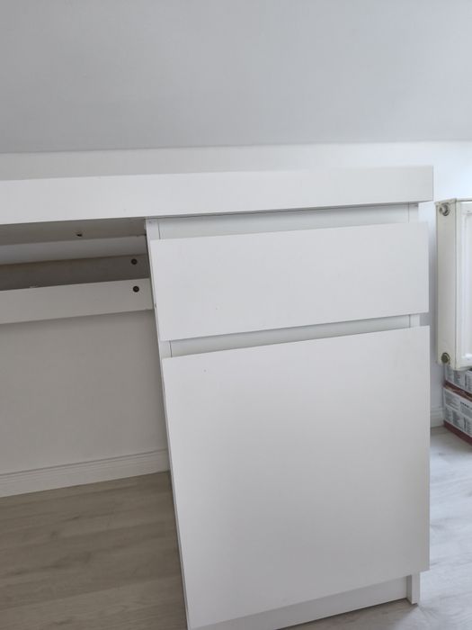 Biurko szkolne białe Ikea