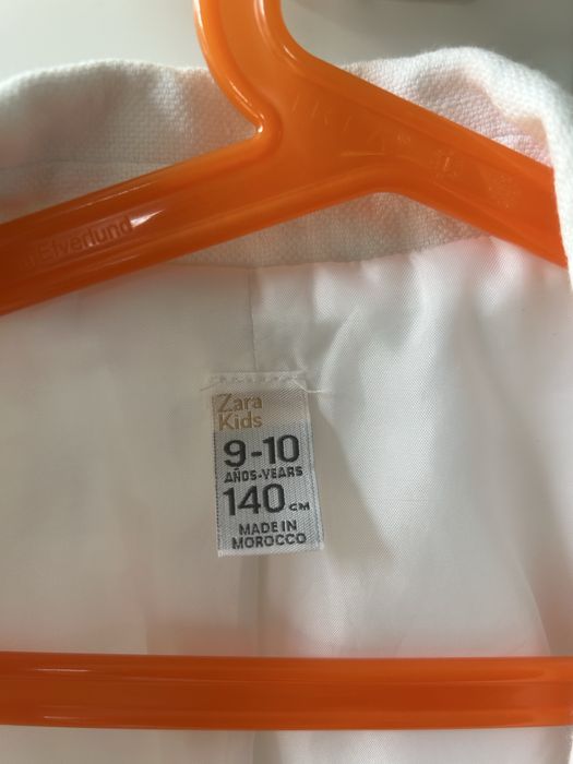 Letnia lniana marynarka dla dziewczynki ZARA Kids rozm. 140