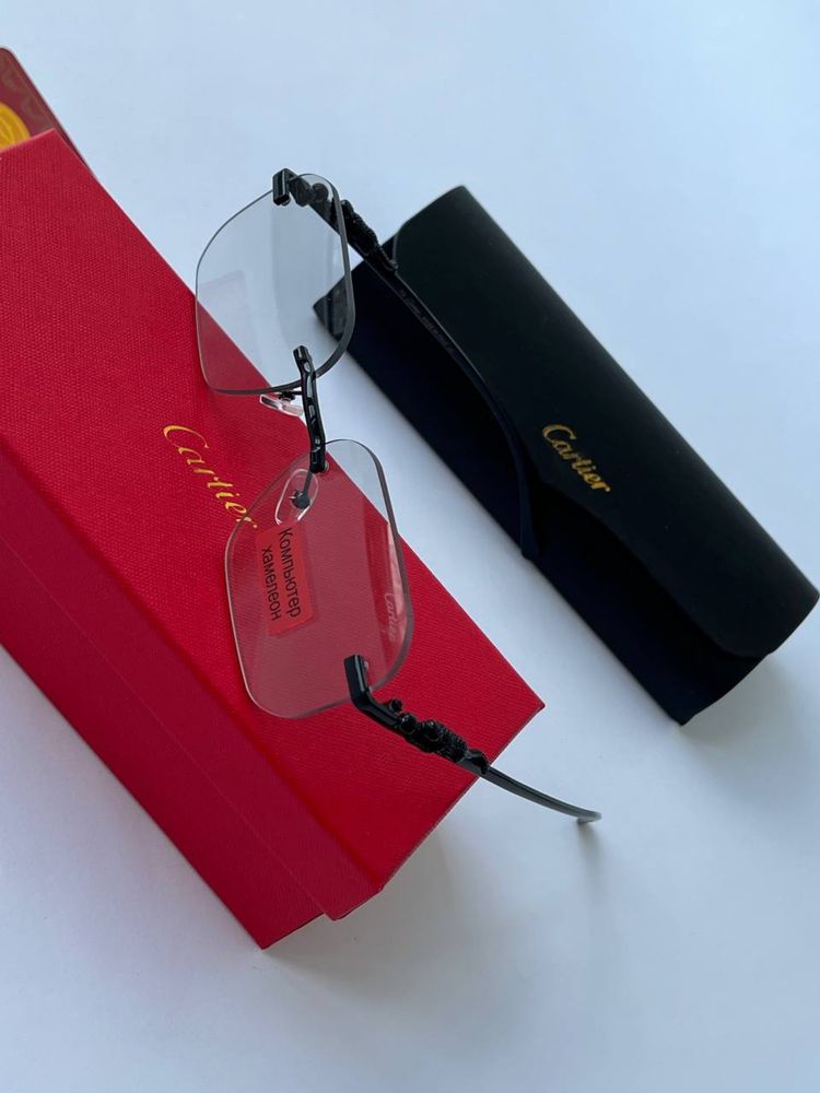 Очки Cartier унисекс линза хамелеон меняет цвет