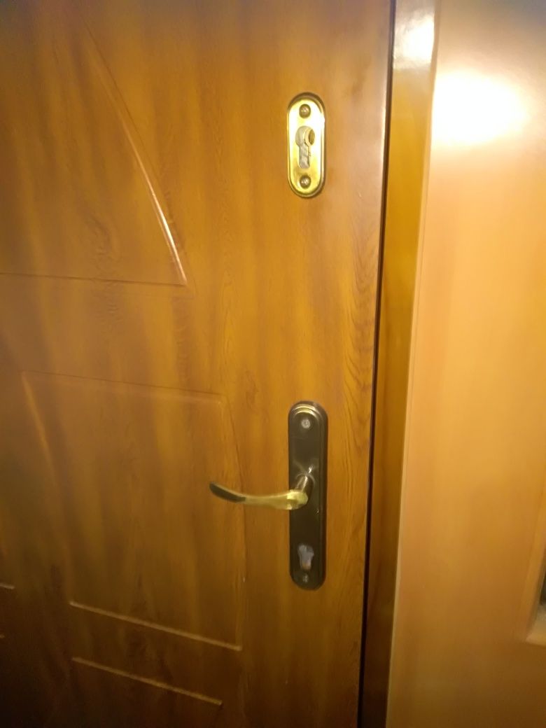Drzwi pełne wejściowe w stanie dobrym