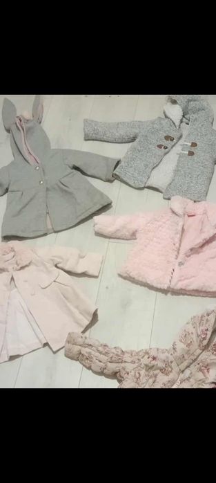 Zestaw kurtek i płaszczy