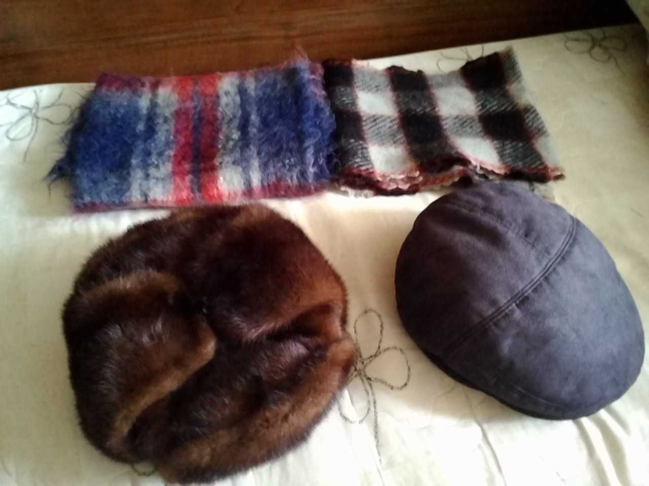 шапка и шарф мужские, сезон зима