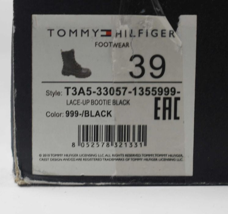 Jak nowe botki Tommy Hilfiger Lace up roz. 39