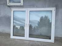 Kompletne używane 6szt okna PVC Alupast białe 195x145 moskitiera GRATI