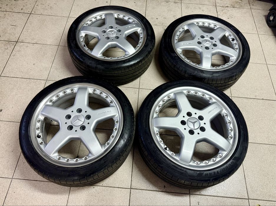 Jantes Mercedes AMG 18 Bipartidas Originais  Monoblock/Pneus Novos