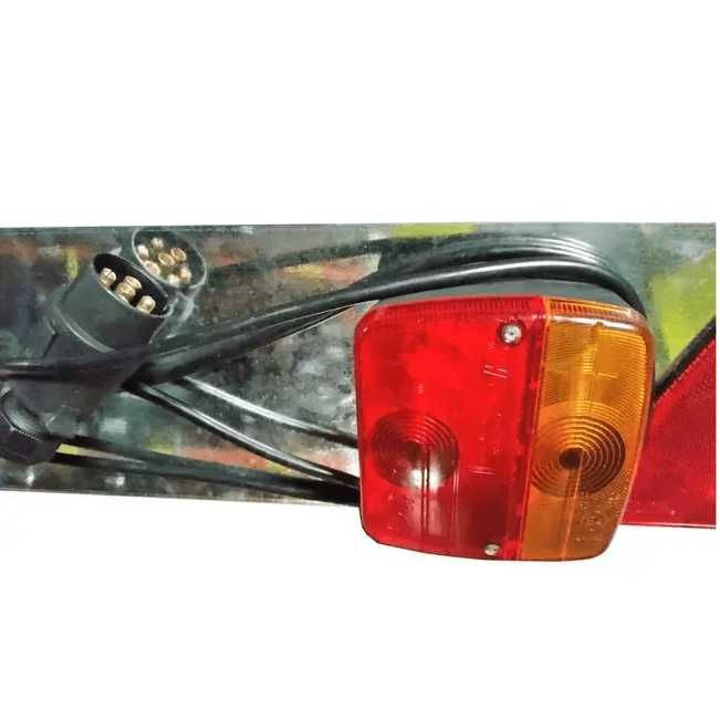 Placa de Luzes para Reboque e Atrelado com suporte de matrícula. NOVO!